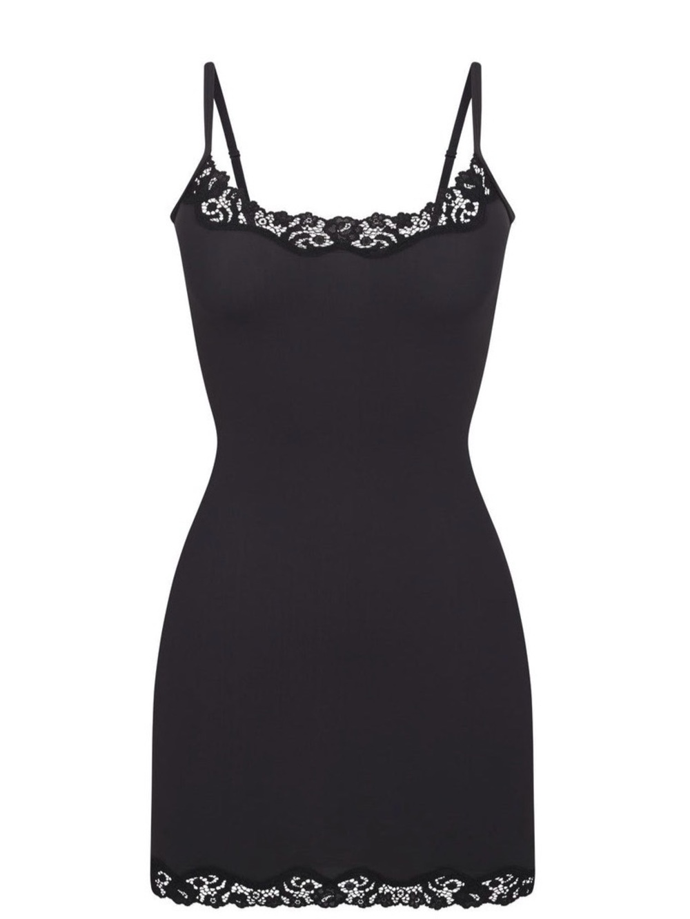 SKIMS- fits everybody lace slip dress size:xxs in MINT condition!